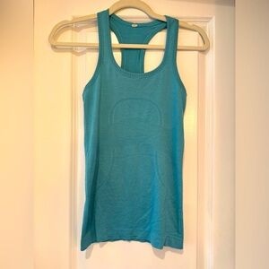Women's Lululemon Blue Swiftly Racerback Tank Top - Size 2